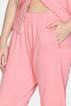 Zivame Cotton Tencel Pyjama Set - Pink Icing — thumbnail 6
